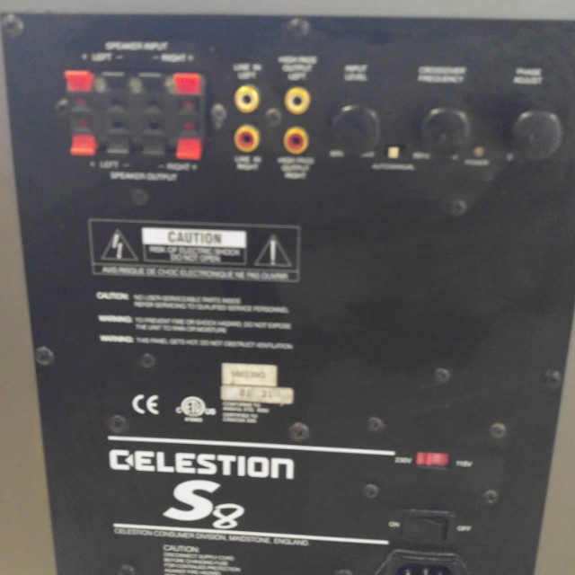 Celestion sales s8 subwoofer