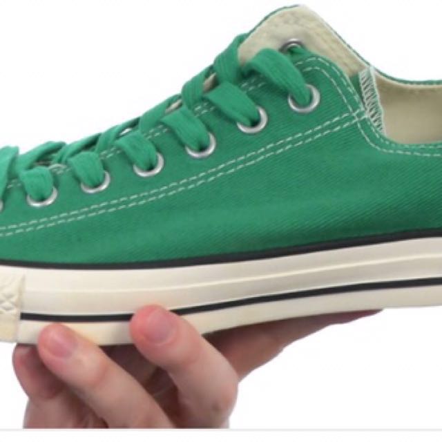 green vintage shoes