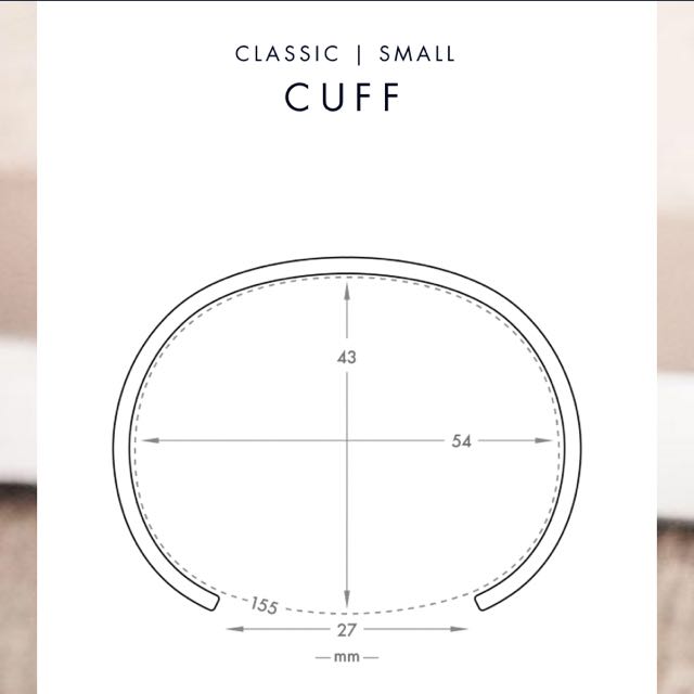 Size sales cuff dw