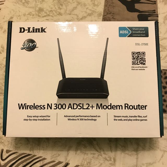 D Link Wireless N 300 Adsl2 Modem Router Computers Tech Parts Accessories Networking On Carousell