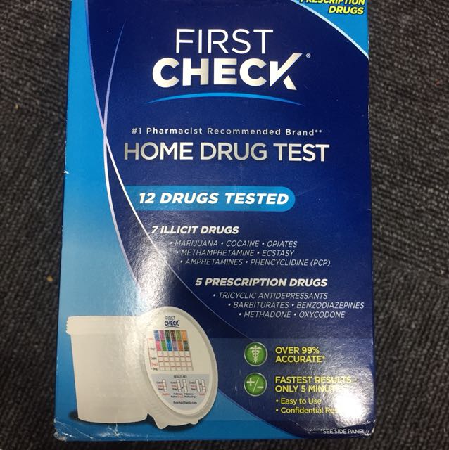 First Check Home Drug Test Health Beauty Hand Foot Care On Carousell