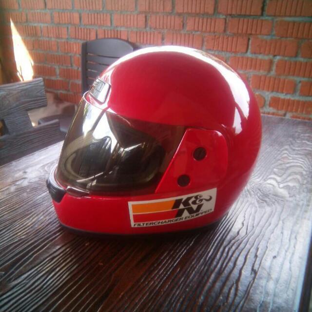 Helmet Racing 90's, Auto Accessories on Carousell