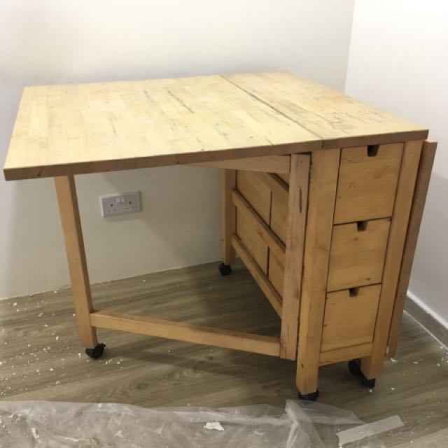 Ikea Drop Leaf Table Furniture Tables Chairs On Carousell