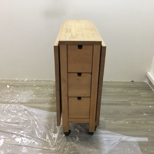 Ikea Drop Leaf Table Furniture Tables Chairs On Carousell