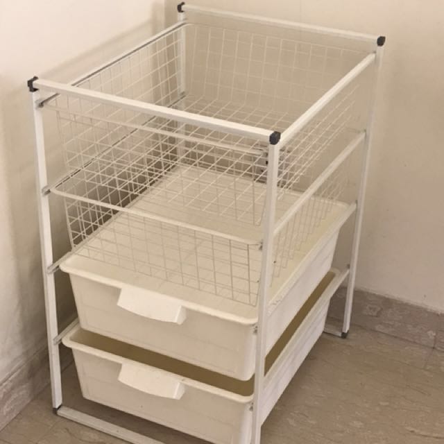 Ikea Storage Cabinets Frame Wire Baskets Furniture Shelves Drawers On Carousell