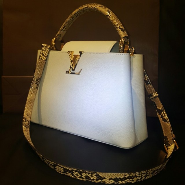 Louis Vuitton Capucines PM, Luxury, Bags & Wallets on Carousell