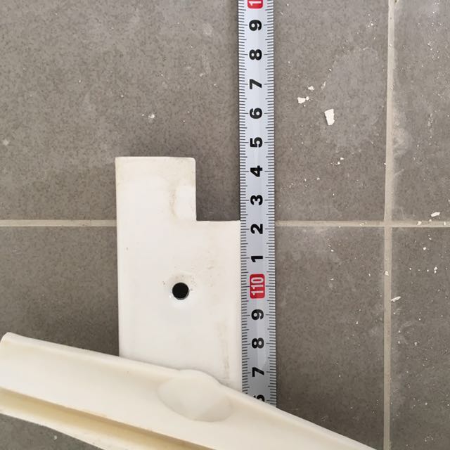 Louvre window white Color plastic frame HDB interior kitchen window