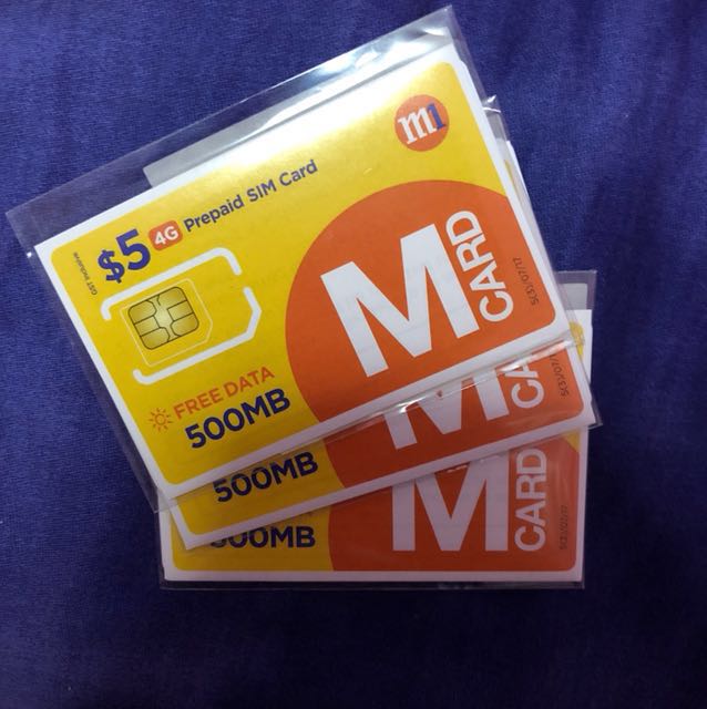M1 5 Prepaid Card, Mobile Phones & Gadgets, Mobile & Gadget Accessories, Other Mobile & Gadget