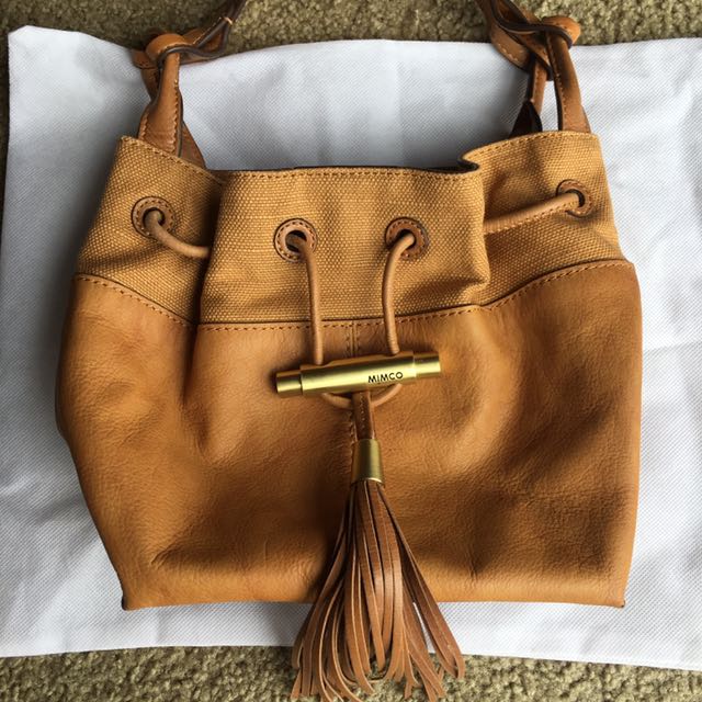 Tan mimco bag new arrivals