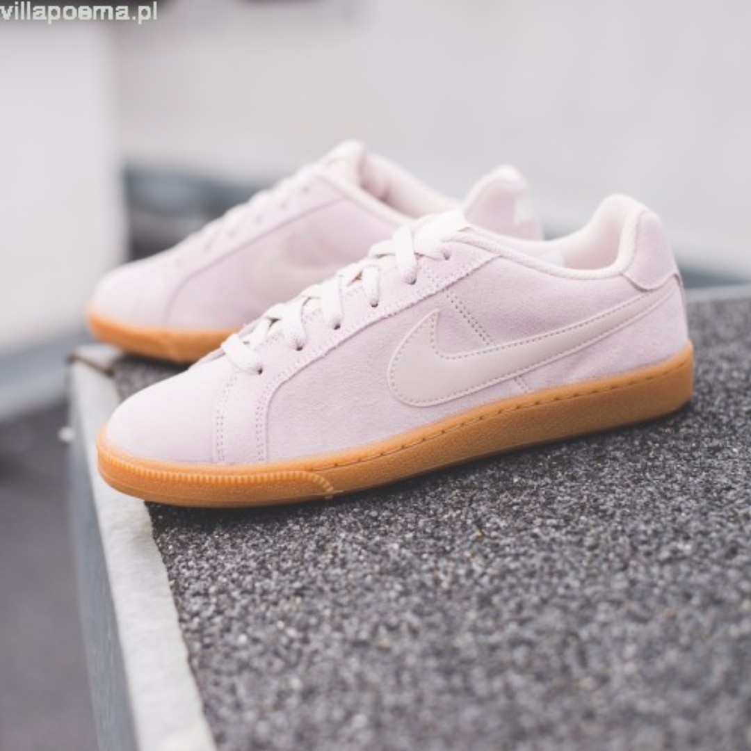 nike court royale pink and white