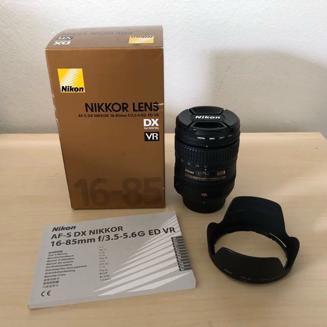 Nikon Af S Dx Nikkor 16 85mm F 3 5 5 6g Ed Vr Photography Cameras On Carousell