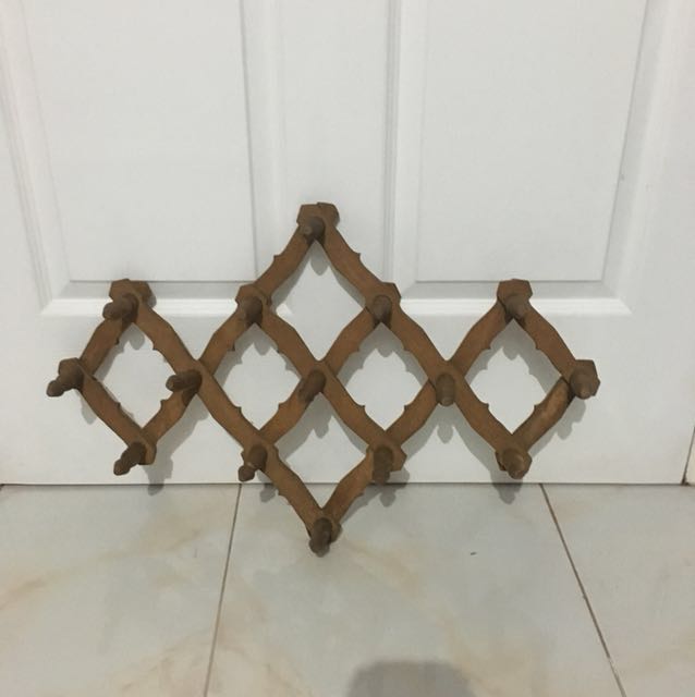 wooden accordion baby gate