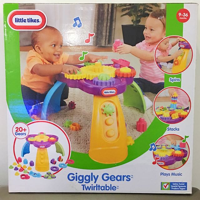 Retail 120 At q0010 Little Tikes Giggly Gears Twirl Table Baby Play Set 9 36 Months Babies Kids Babies Kids Fashion on Carousell