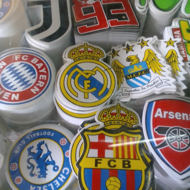 Sticker Stiker Motor Isi 100pcs Sticker Helm Ukuran Diameter 7 5