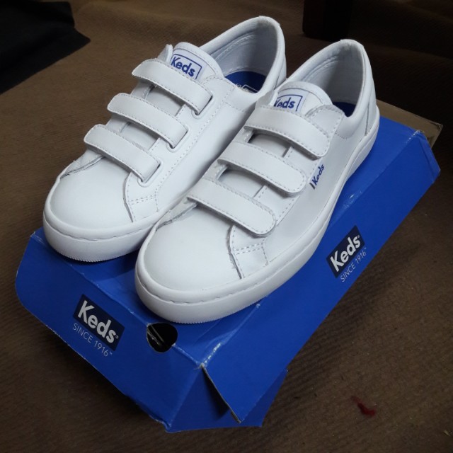 keds tiebreak leather white