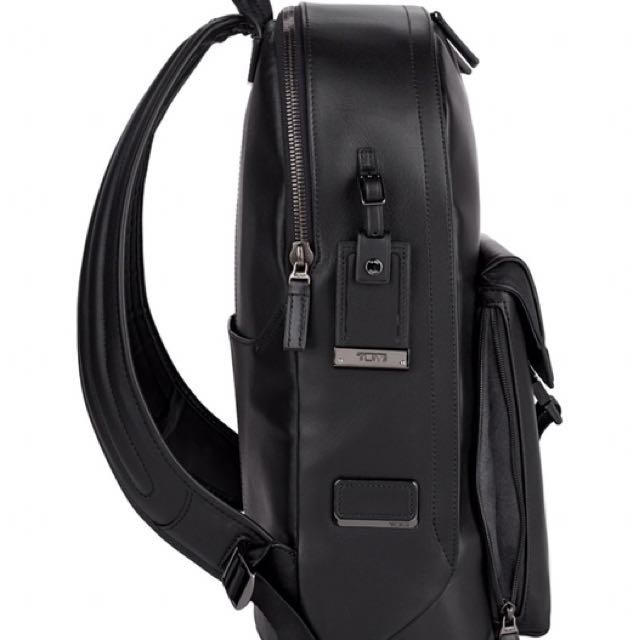 Tumi Morrison Backpack (Black Leather), Luxury, Bags Wallets On ...