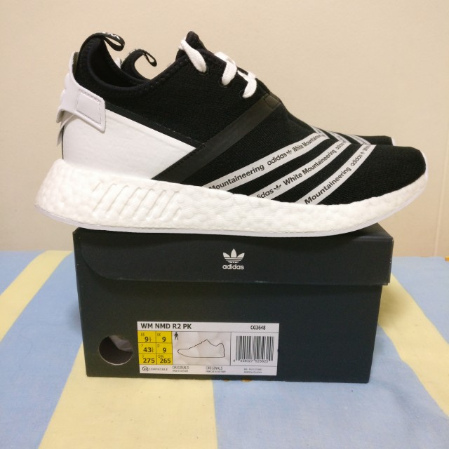 Adidas x white clearance mountaineering nmd r2 primeknit