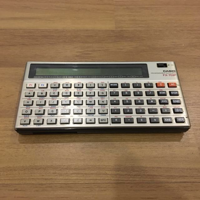 Vintage Casio Pocket Computer FX 702P Hobbies Toys