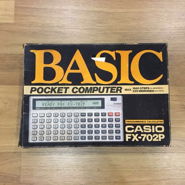 Vintage Casio Pocket Computer (FX-702P), Hobbies & Toys