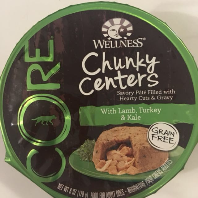 Wellness core chunky centres wet dog pet food lamb turkey Pet Supplies Pet Food on Carousell