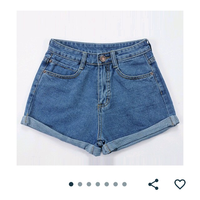 types of denim shorts