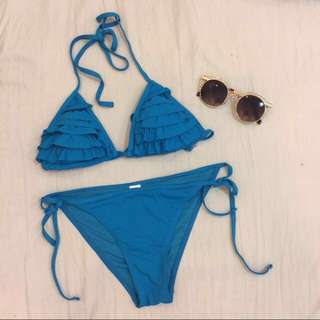Blue Triangle Bikini