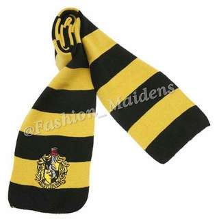 Hufflepuff Knitted Scarf Harry Potter Hogwarts