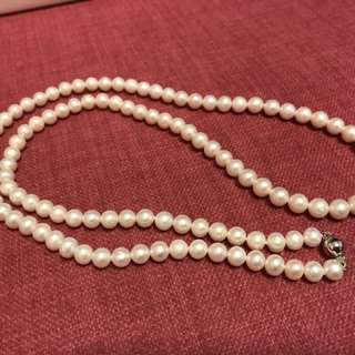 淡水珍珠養珠長頸鍊64216186111746110