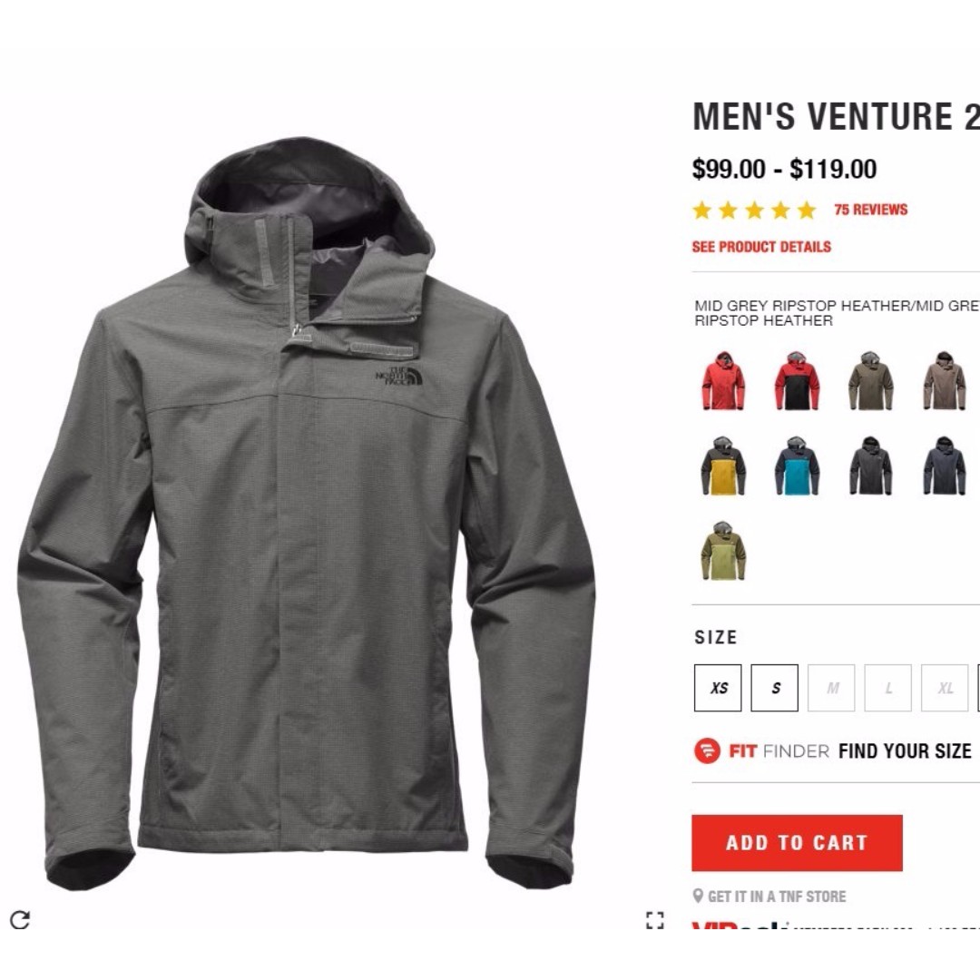 the north face men's venture 2 jacket review