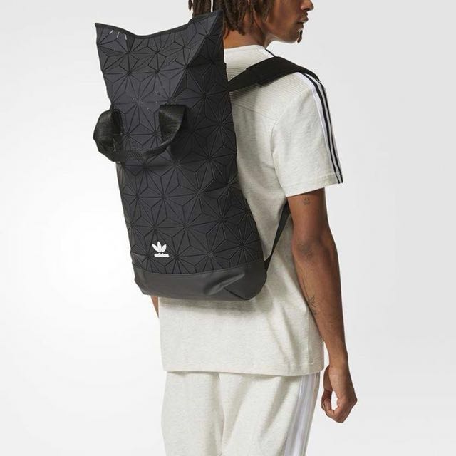 3d roll top backpack adidas