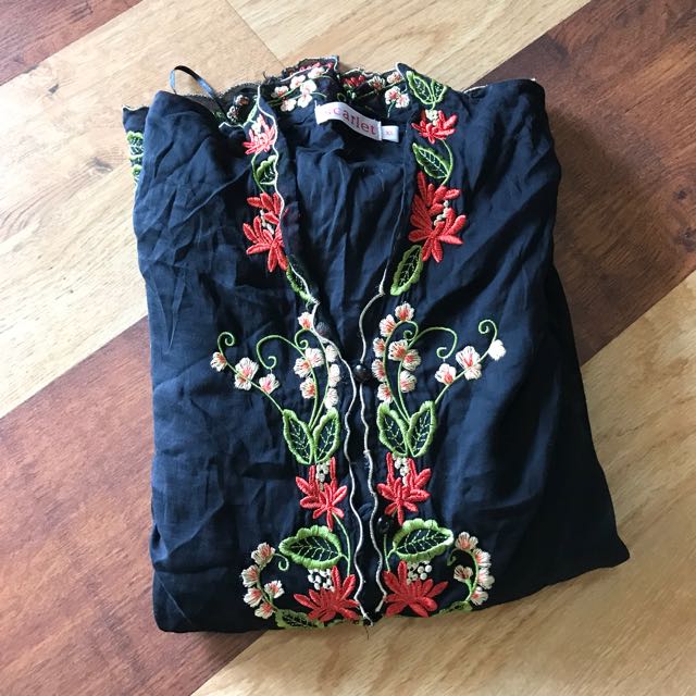 Baju Kebaya Nyonya sz XL. Kain sz XXL., Fesyen Wanita Baju Kebaya Nyonya sz XL. Kain sz XXL., Fesyen Wanita