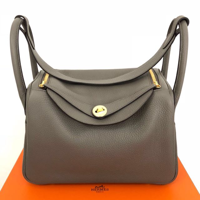 Hermes Mini Lindy Black GHW , Luxury, Bags & Wallets on Carousell