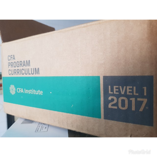 CFA Level 1 Textbook 2017, Hobbies & Toys, Books & Magazines, Textbooks