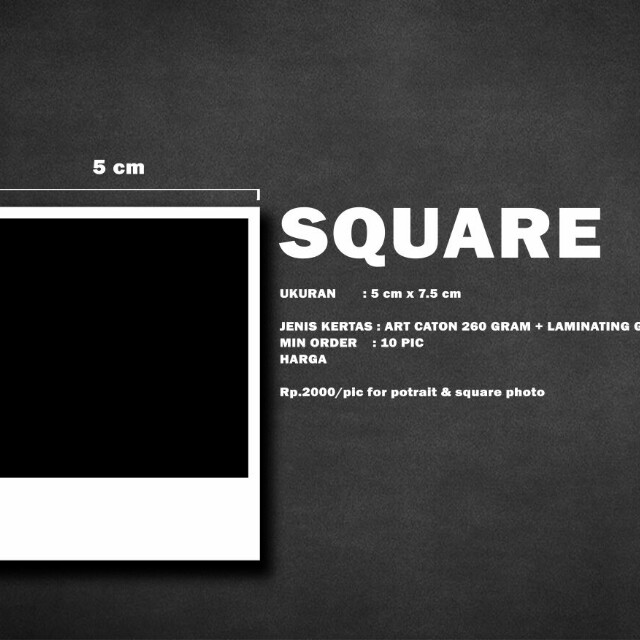 27 Ukuran Foto Polaroid Square Rudi Gambar