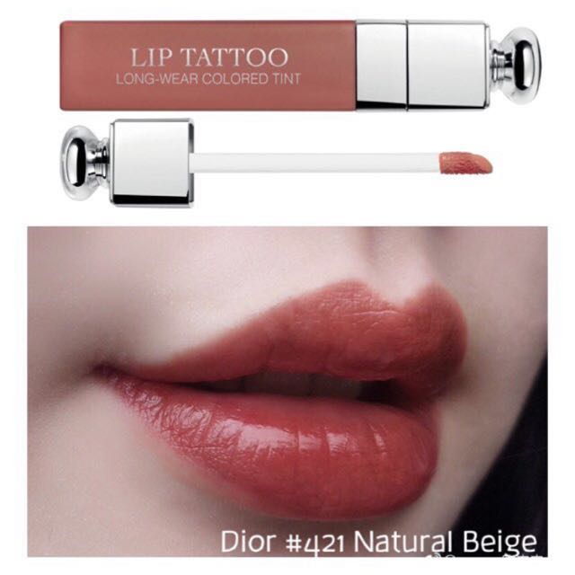 dior addict lip tattoo 421 natural beige