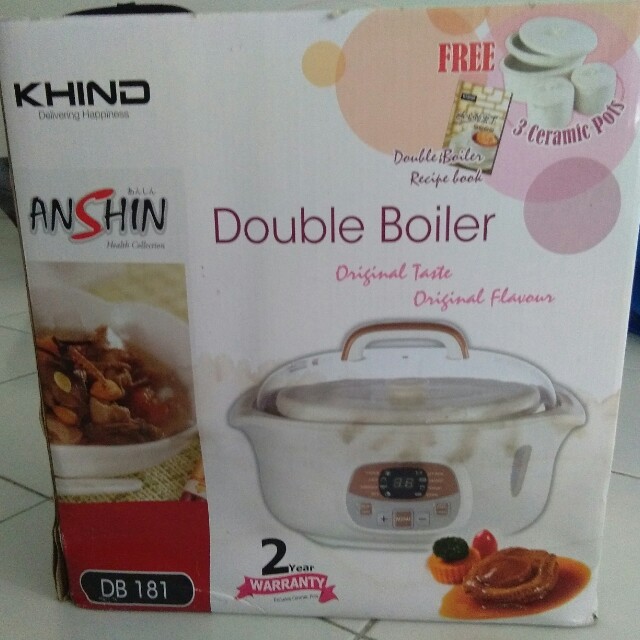 Double Boiler Khind Kitchen Appliances On Carousell
