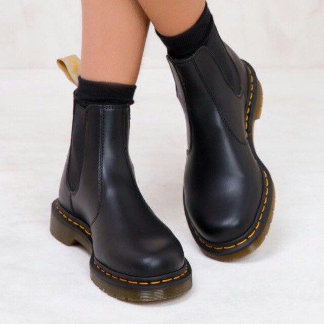 Dr Martens Black Leather High Cut Boots Men S Fashion Footwear