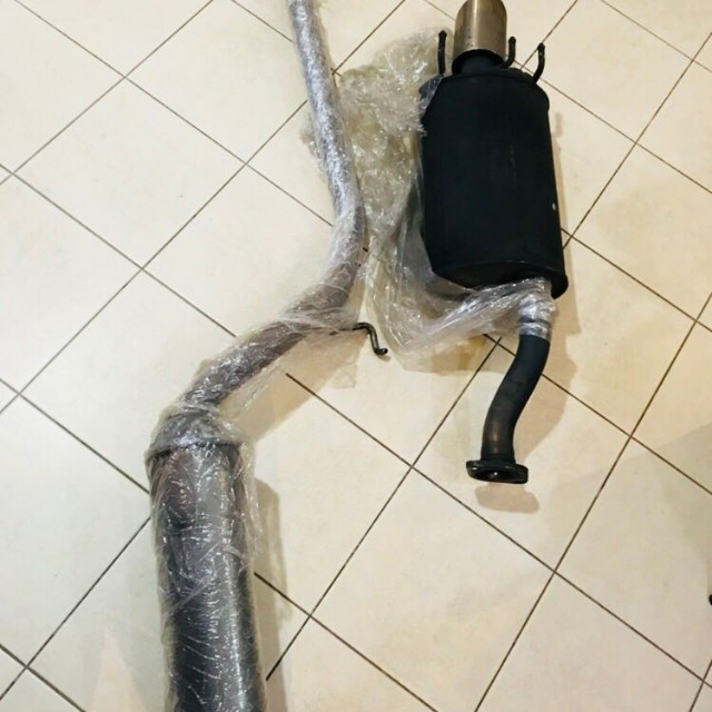 Honda Civic EP3 Stainless Steel Exhaust Centre Section - JDM Heart