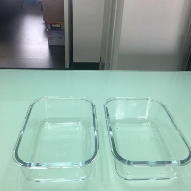 Ikea microwavable glass container, TV & Home Appliances, Kitchen
