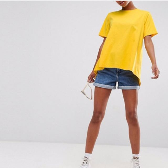 yellow t shirt for ladies