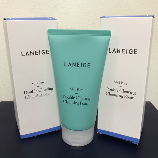 laneige double clearing cleansing foam