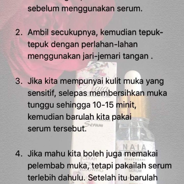 Malam Ni Sis Nak Share Cara Guna W F Serum Dengan Betul Health Beauty Skin Bath Body On Carousell