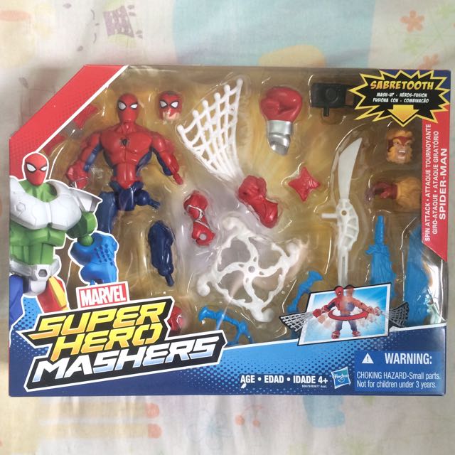 spiderman hero mashers