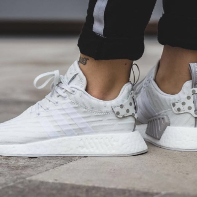 Adidas nmd r2 primeknit clear on sale granite