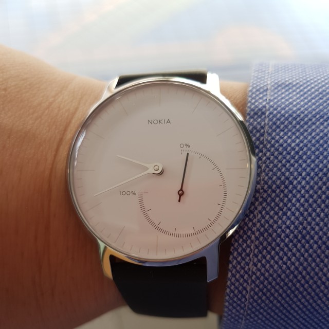 Nokia steel white Mobile Phones Gadgets Wearables Smart Watches on Carousell