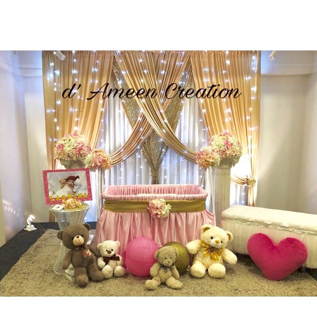 Pelamin Wedding Baby Shower Naming Ceremony Aqiqah Birthday Baby First Month Bulletin Board Looking For On Carousell What aqiqah?aqiqah, in islamic terminology, is defined as the animal that is slaughtered on the occasion of child birth.the performance of aqiqah is highly encouraged. pelamin wedding baby shower naming