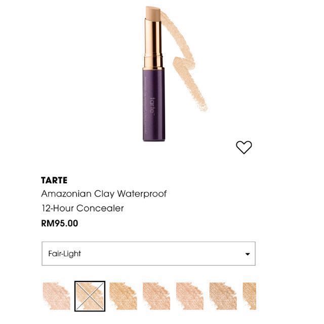tarte clay stick concealer