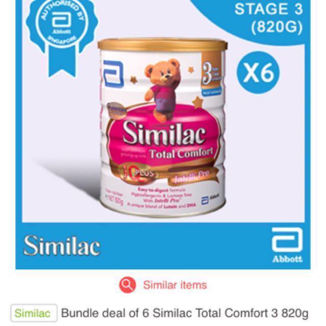 Similac Total Comfort Stage 3 Babies Kids Nursing Feeding On