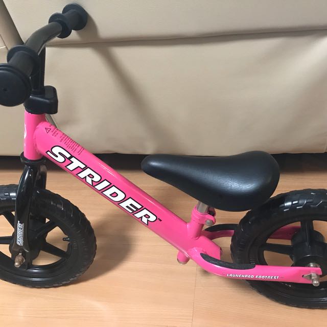 Strider Balancing Bike Pink Colour Bicycles Pmds Bicycles On
