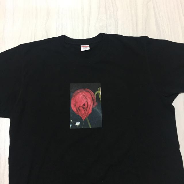 supreme rose tee